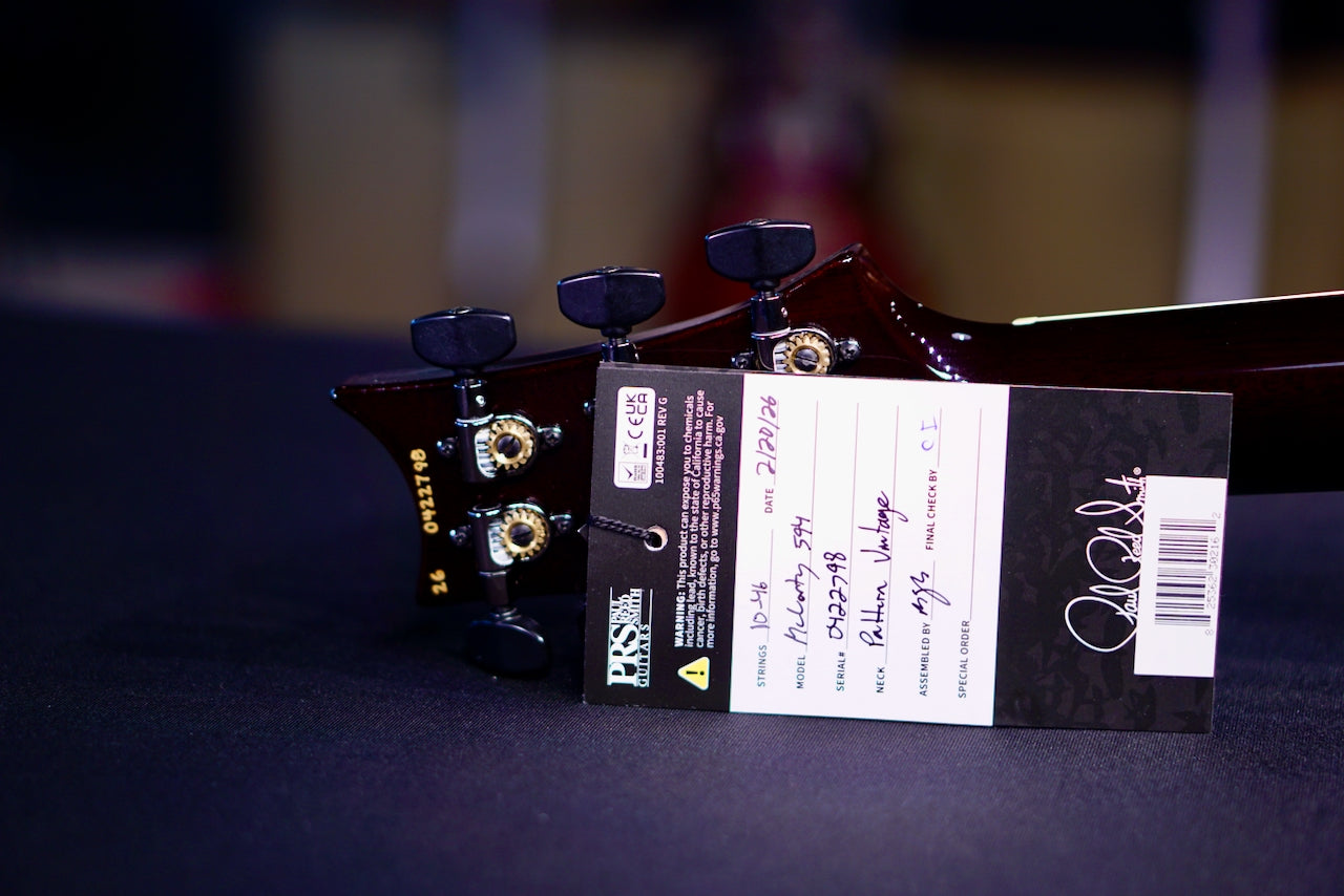 PRS McCarty 594 Mango Top Black Gold Burst Ltd Ed 0422798