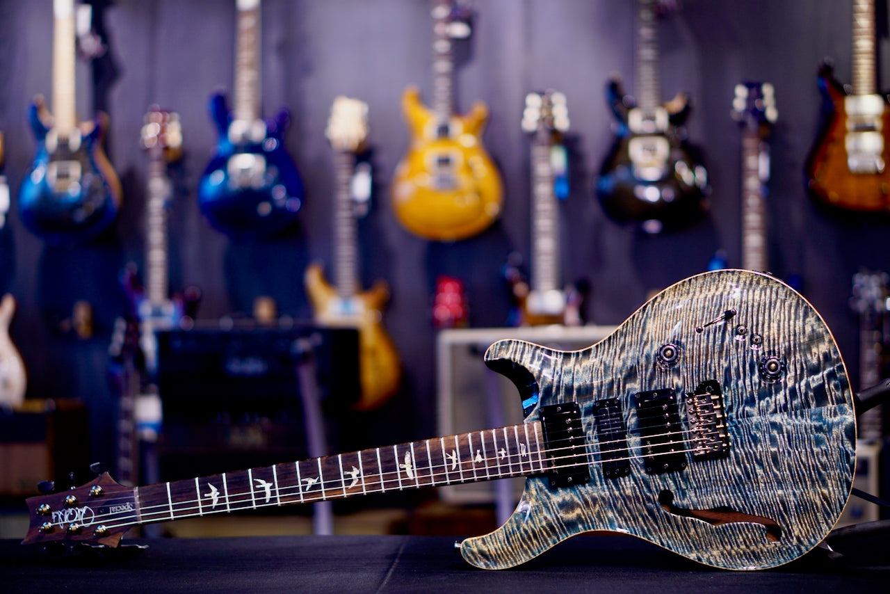 PRS Special Semi-hollow Mango Top Faded Whale Blue Ltd Ed 0422656