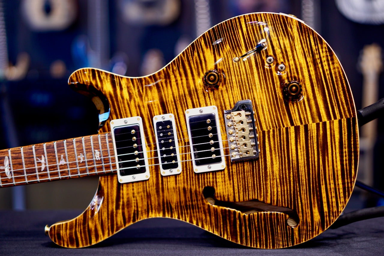 PRS 40th Anniversary Special Semi Hollow Ltd Ed Yellow Tiger 0418128