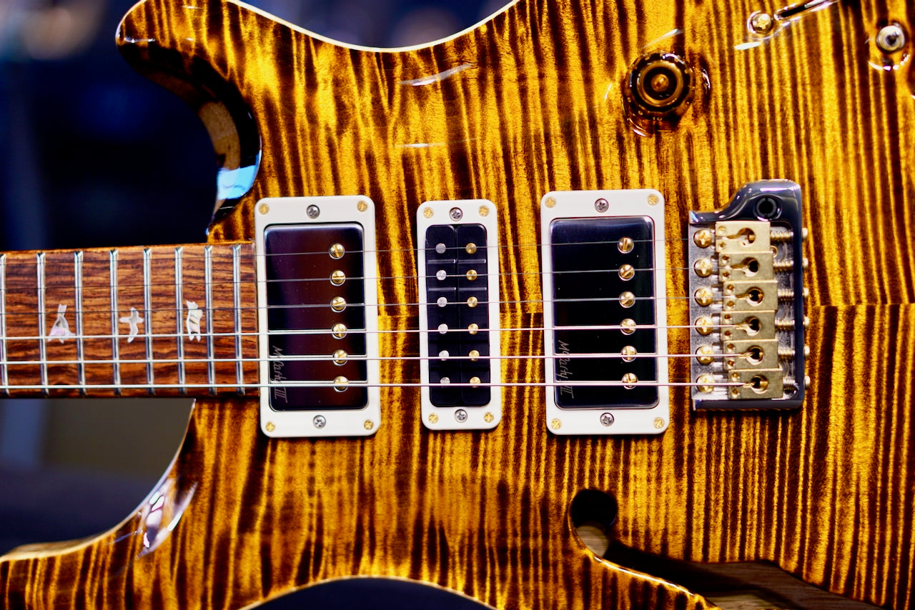 PRS 40th Anniversary Special Semi Hollow Ltd Ed Yellow Tiger 0418128