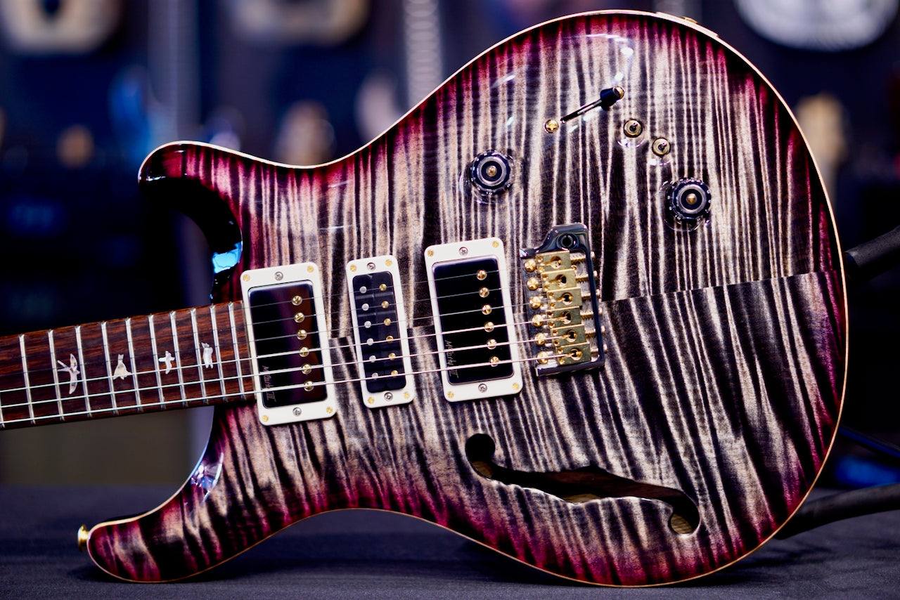 PRS 40th Anniversary Special Semi Hollow Ltd Ed Charcoal Purple Burst 0419137