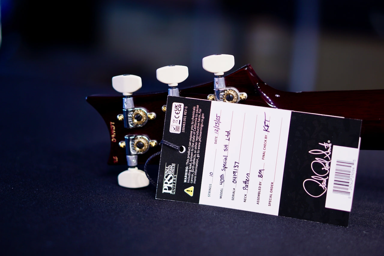 PRS 40th Anniversary Special Semi Hollow Ltd Ed Charcoal Purple Burst 0419137