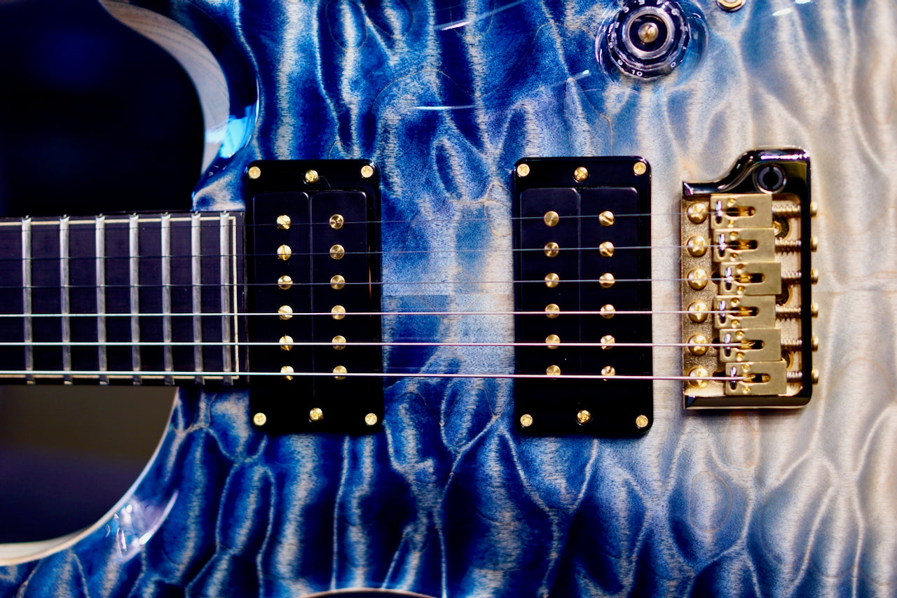 PRS Private Stock Custom 24 Piezo Indigo Dragon's Breathe 424910 PS #1
