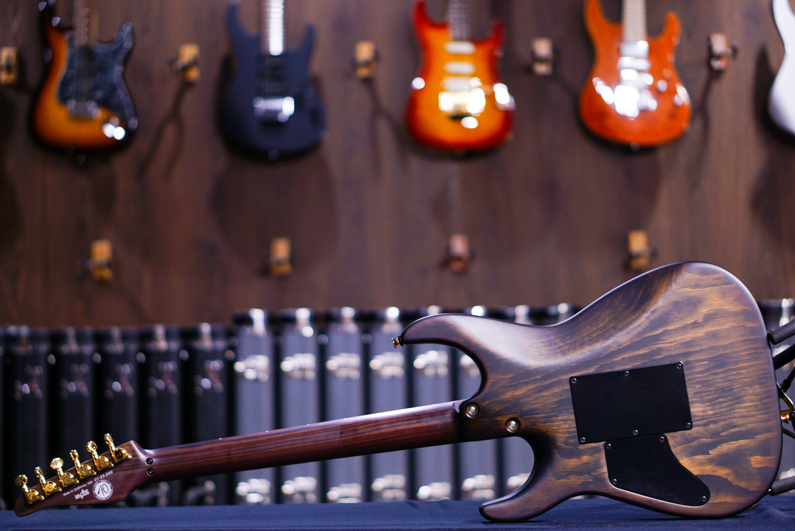 Tom Anderson angel player satin rustic brown edge burst 01-23-24N