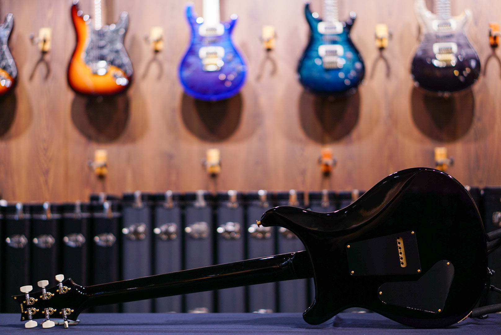 PRS 40th Anniversary Custom 24-08 Semi-Hollow Limited Edition Faded Whale Blue Smokeburst 0401532