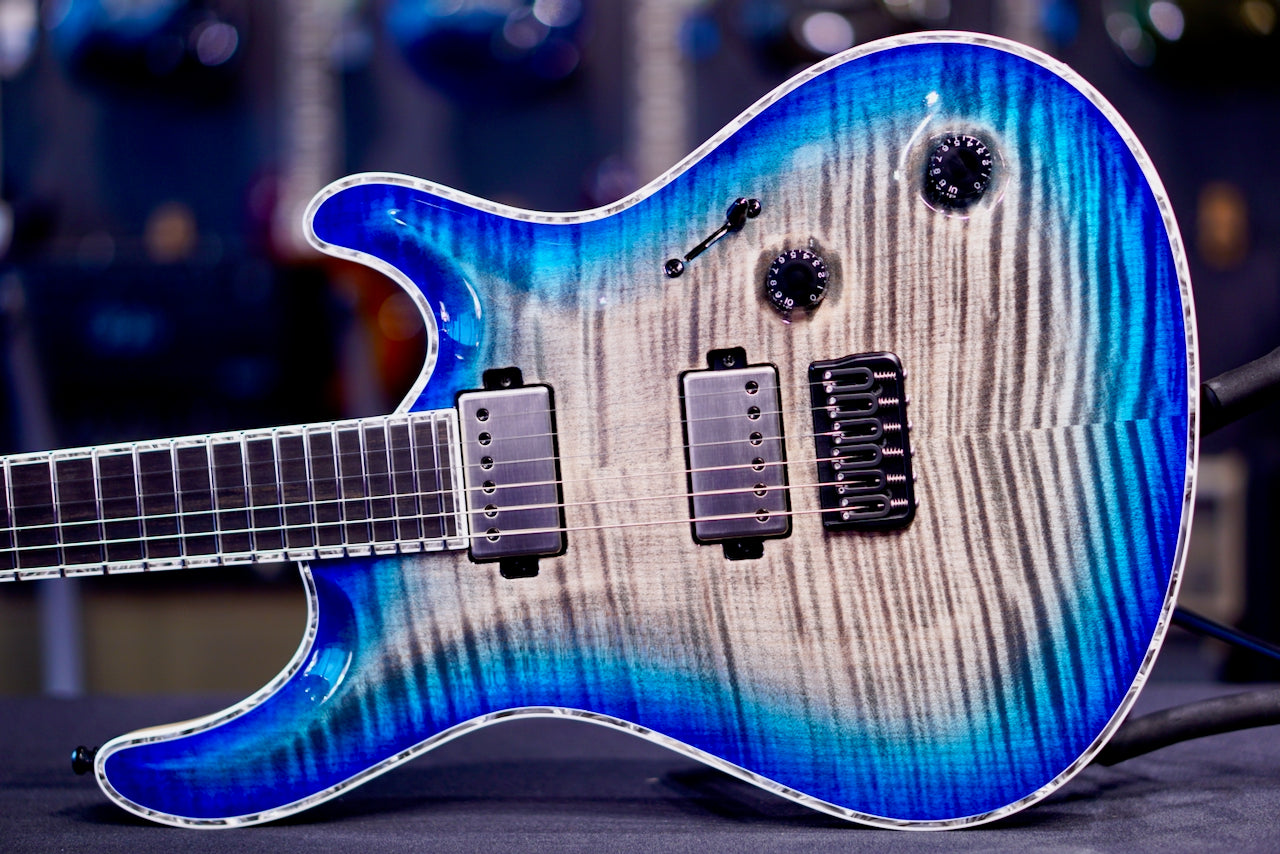 Mayones Regius Core 6 Trans Jeans Black 3 Tone Blue Burst RF2503047