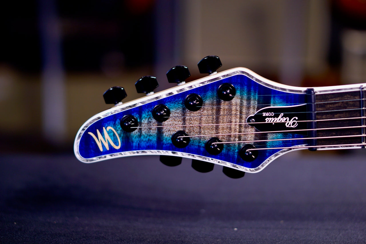 Mayones Regius Core 7 Trans Jeans Black 3 Tone Blue Burst RF2504087