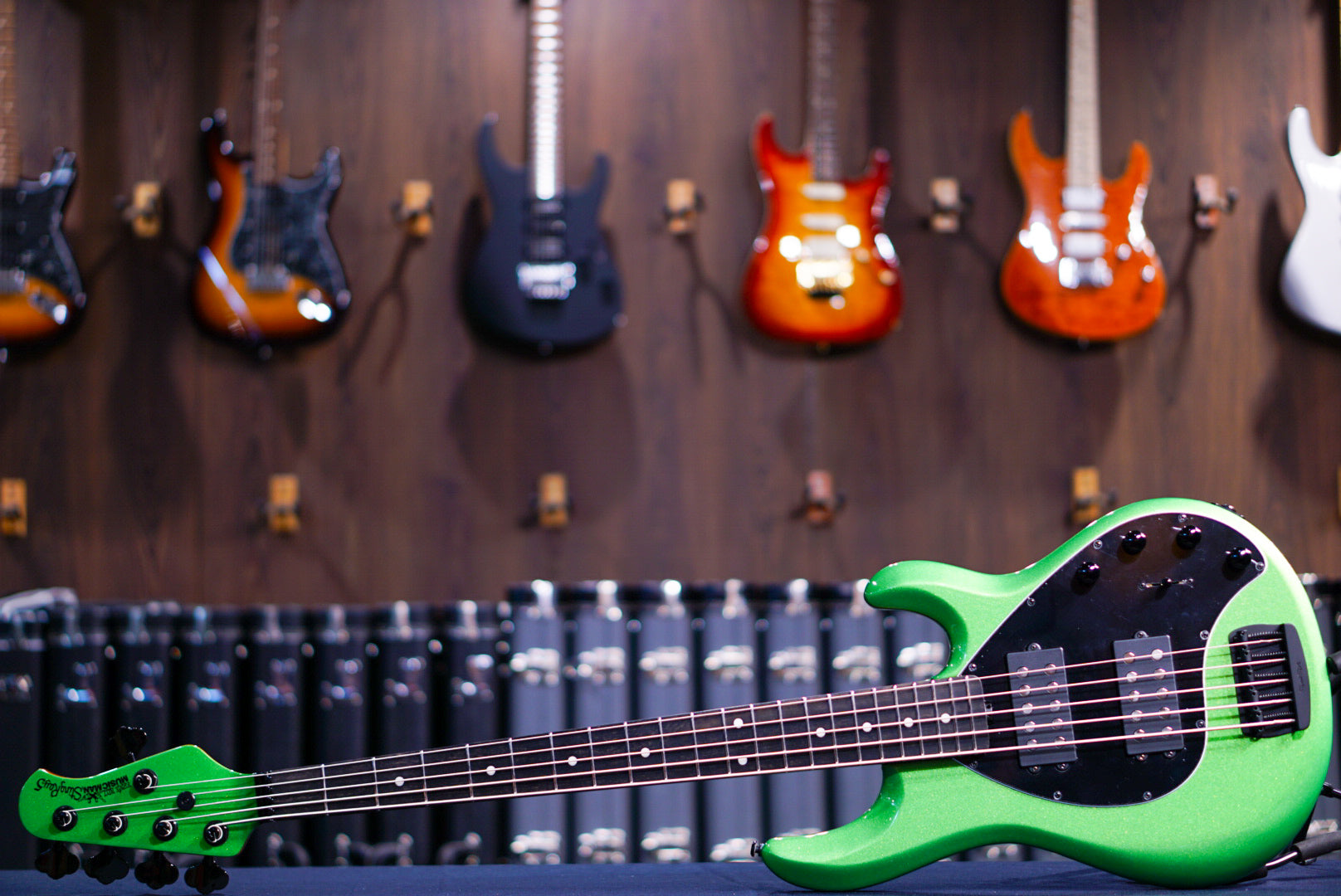 Ernieball Musicman StingRay Special 5 HH kiwi green K02371