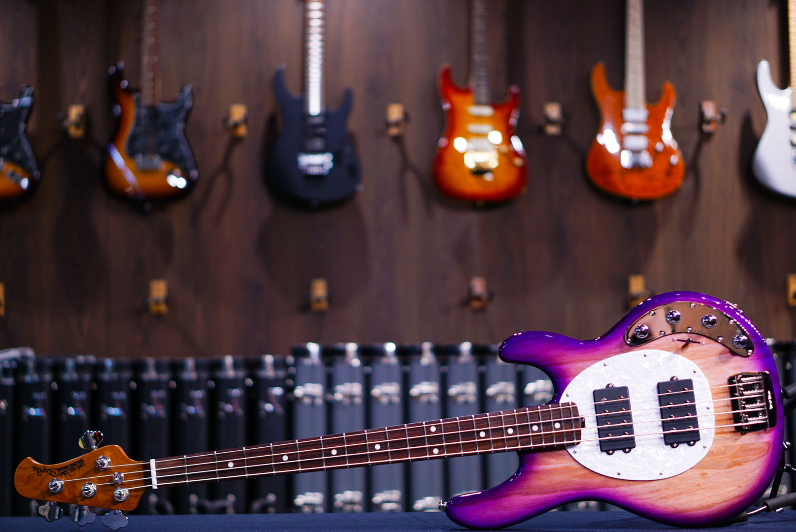 Ernieball Musicman StingRay Special HH purple sunset K03956