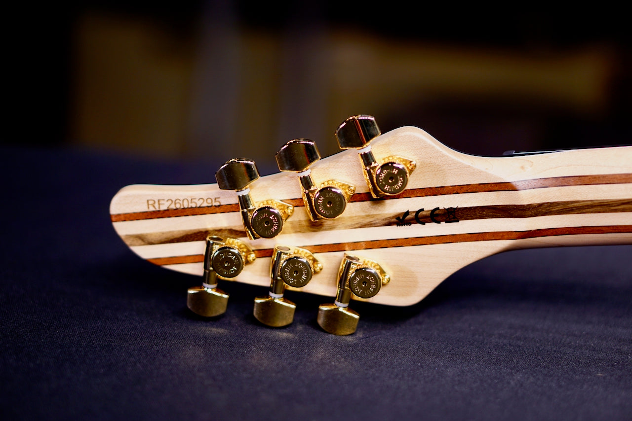Mayones Regius 6 Buckeye Burl Master Grade Trans Natural RF2605295