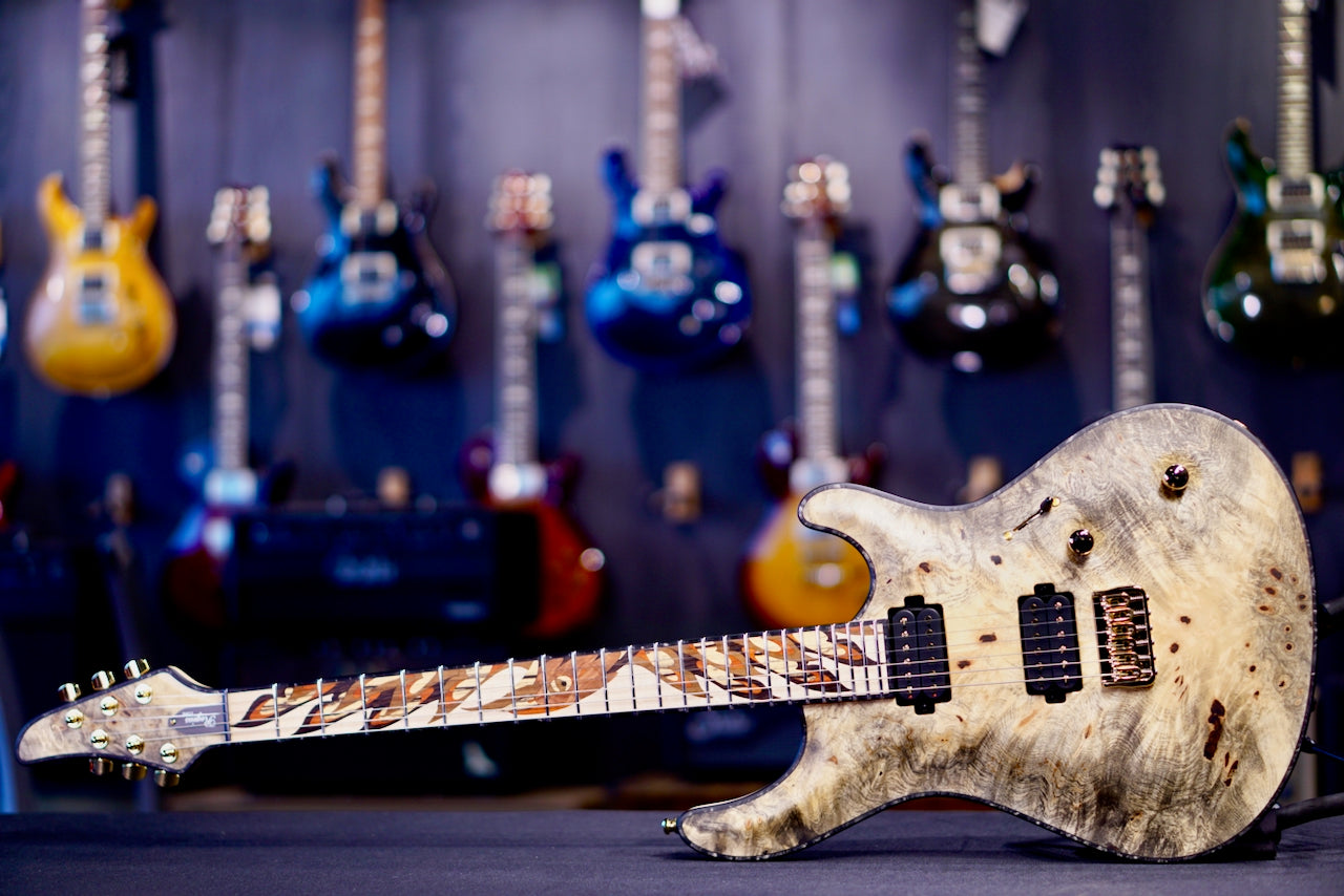 Mayones Regius 6 Buckeye Burl Birds of paradise RF2607313