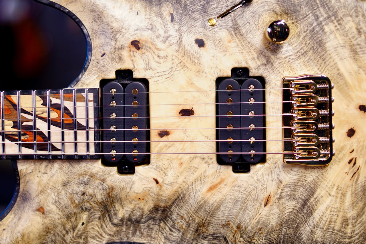 Mayones Regius 6 Buckeye Burl Birds of paradise RF2607313