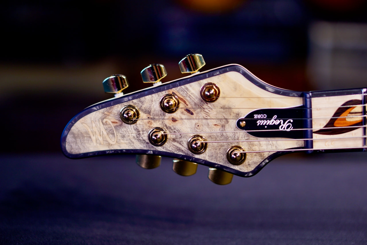 Mayones Regius 6 Buckeye Burl Birds of paradise RF2607313