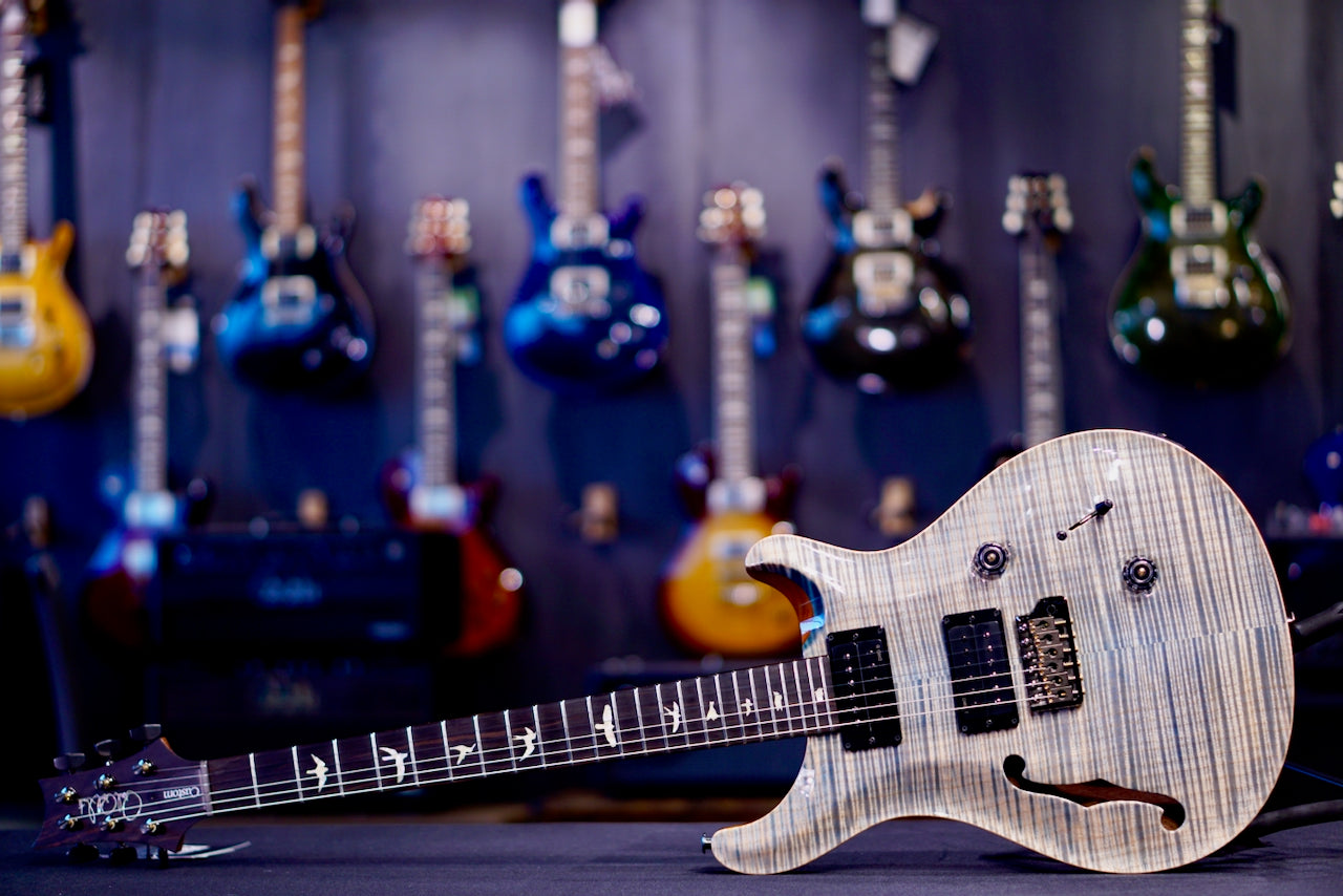 PRS Custom 24 Semi-Hollow Exclusive Artist Top Faded Indigo 0425527