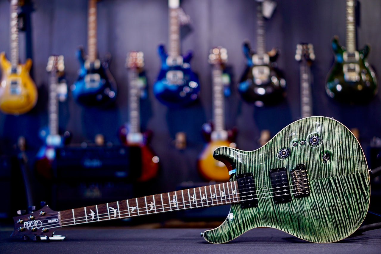 PRS Custom 24-08 Stained Neck - Ps color Sage 0425224