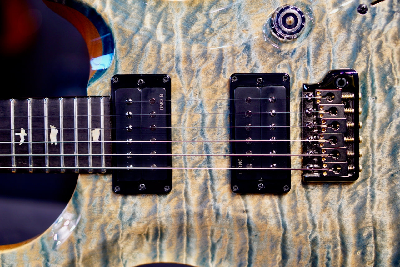 PRS Custom 24 Exclusive Artist Top Quilt Faded Indigo 0427627