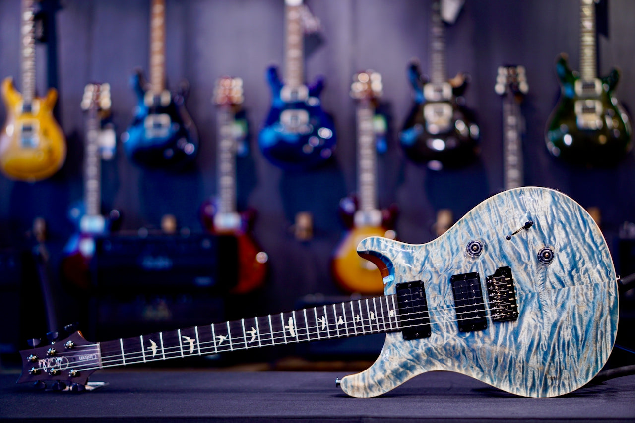PRS Custom 24 Exclusive Artist Top Quilt Faded Indigo 0427633