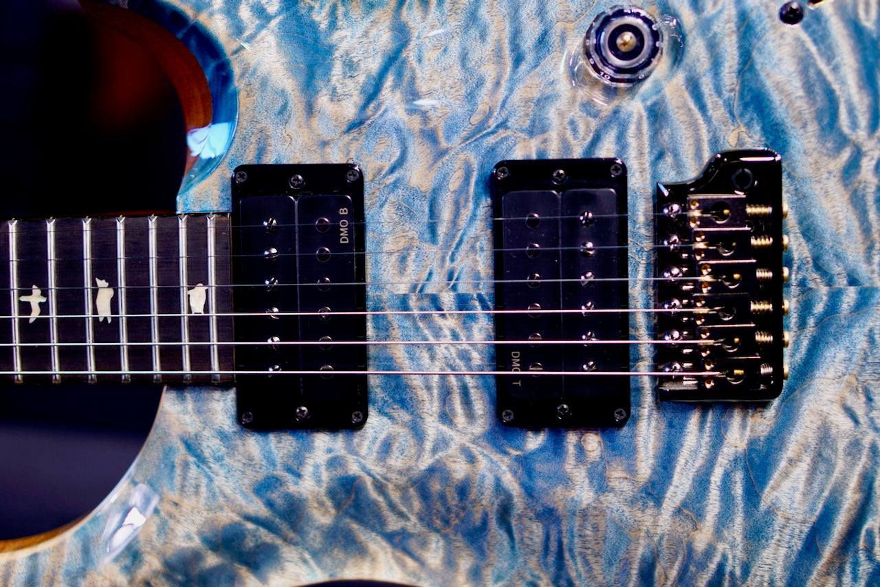 PRS Custom 24 Exclusive Artist Top Quilt Faded Indigo 0427633