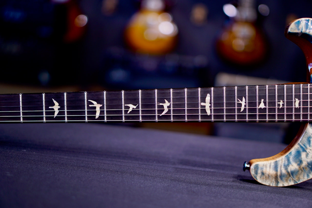PRS Custom 24 Exclusive Artist Top Quilt Faded Indigo 0427633