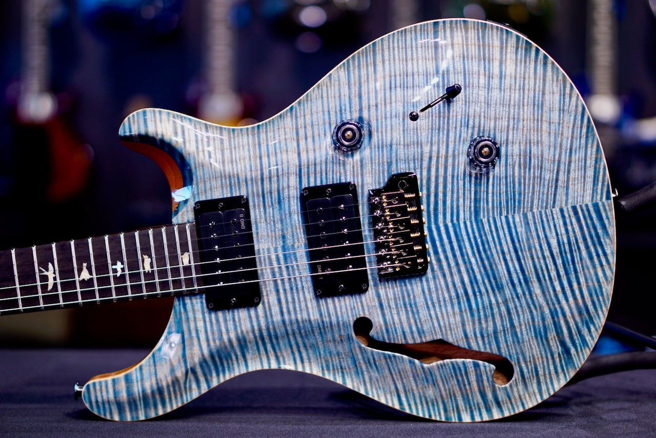 PRS Custom 24 Semi-Hollow Exclusive Artist Top Faded Indigo 0427487