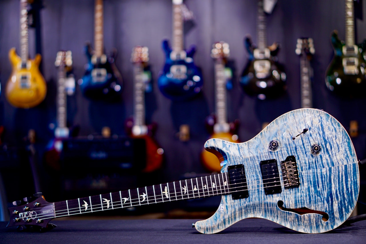PRS Custom 24 Semi-Hollow Exclusive Artist Top Faded Indigo 0424336