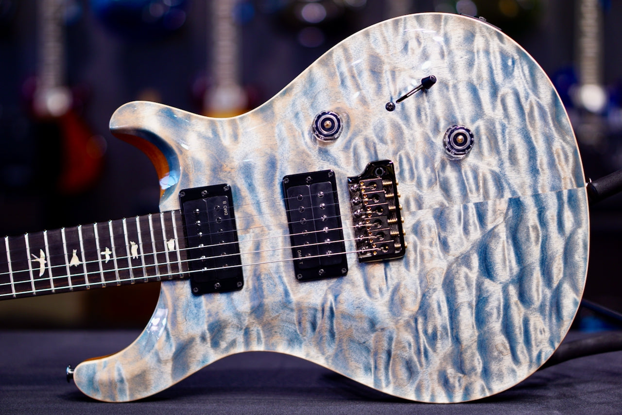 PRS Custom 24 Exclusive Artist Top Quilt Faded Indigo 0427553