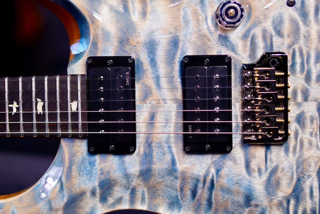 PRS Custom 24 Exclusive Artist Top Quilt Faded Indigo 0427553