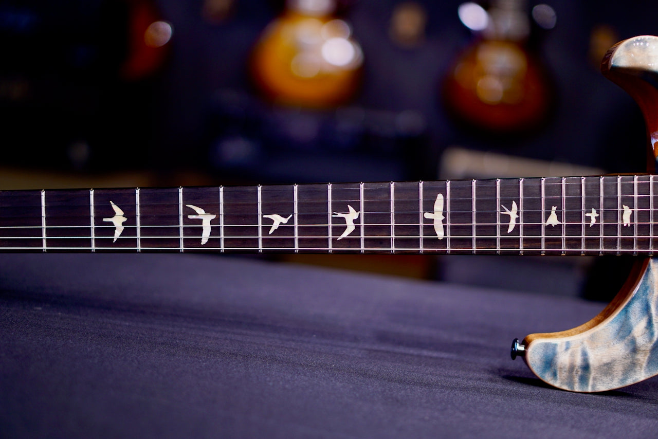 PRS Custom 24 Exclusive Artist Top Quilt Faded Indigo 0427553