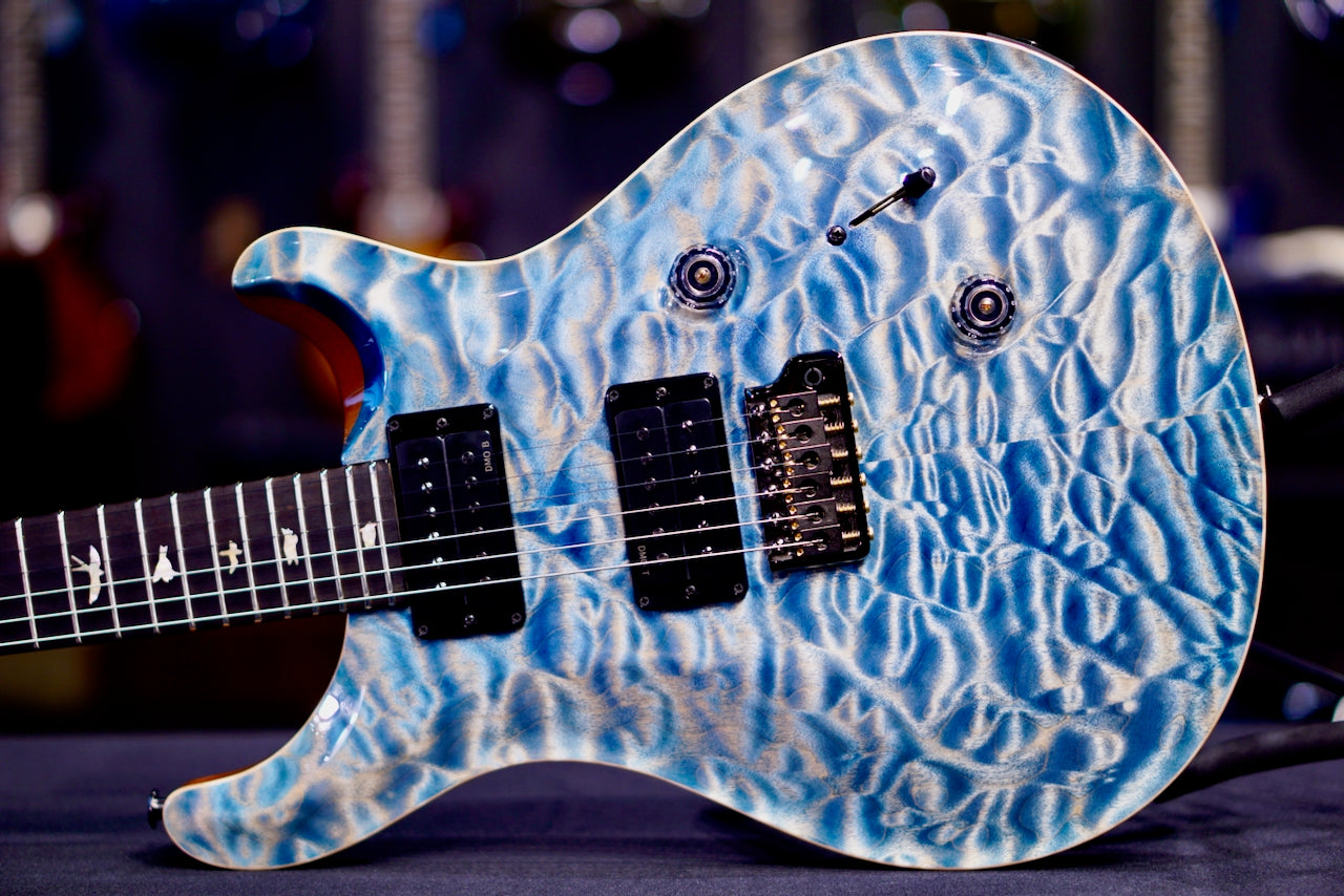 PRS Custom 24 Exclusive Artist Top Quilt Faded Indigo 0427623