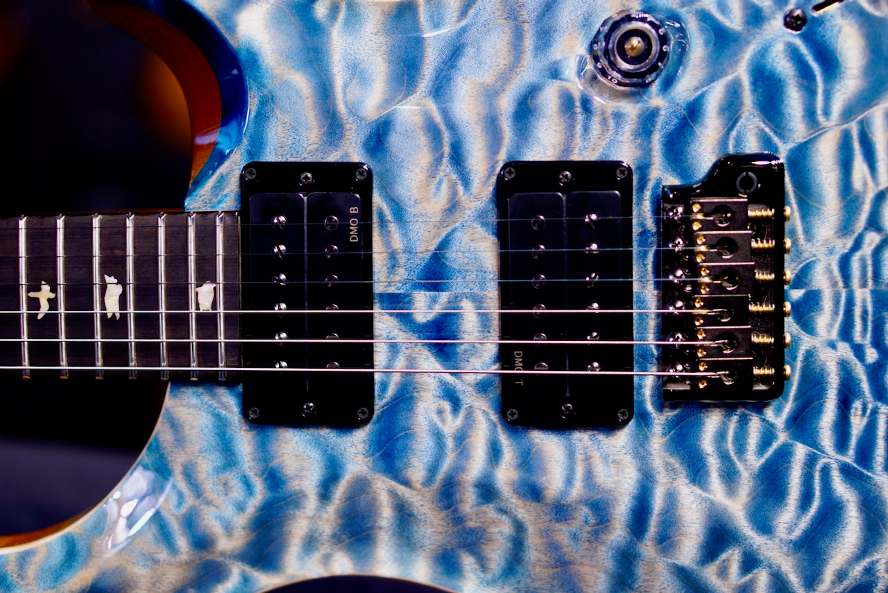 PRS Custom 24 Exclusive Artist Top Quilt Faded Indigo 0427623