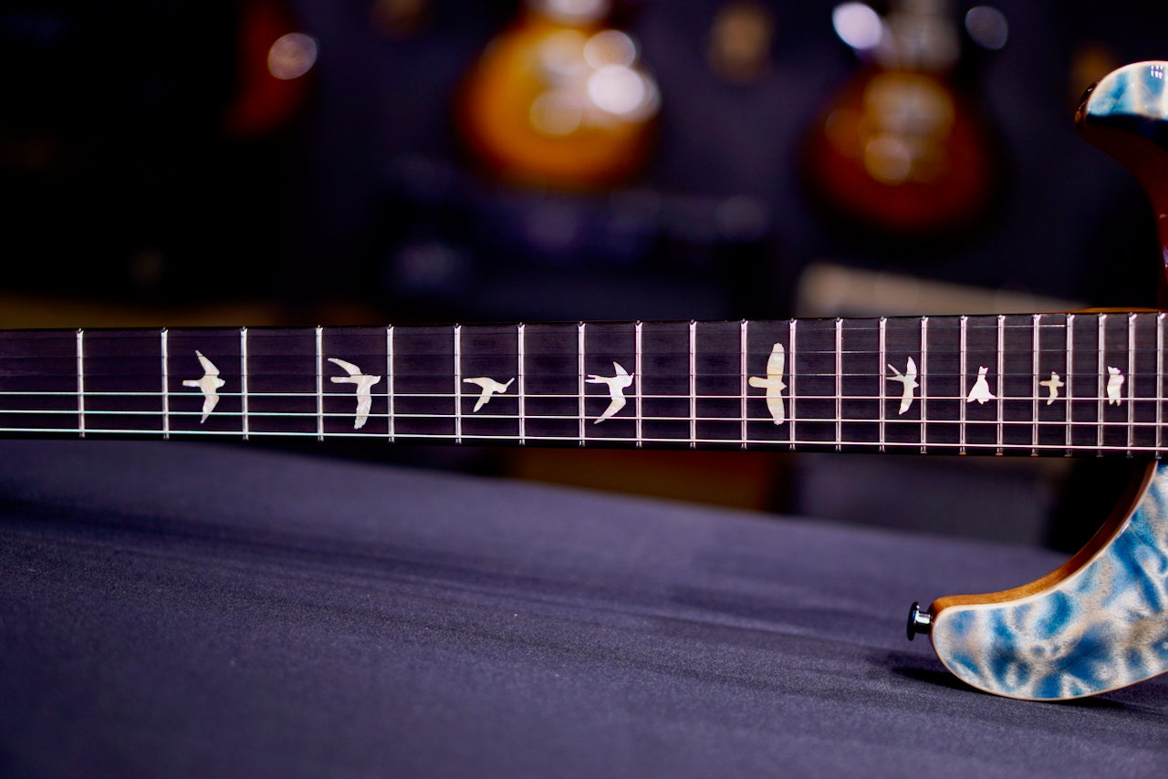 PRS Custom 24 Exclusive Artist Top Quilt Faded Indigo 0427623