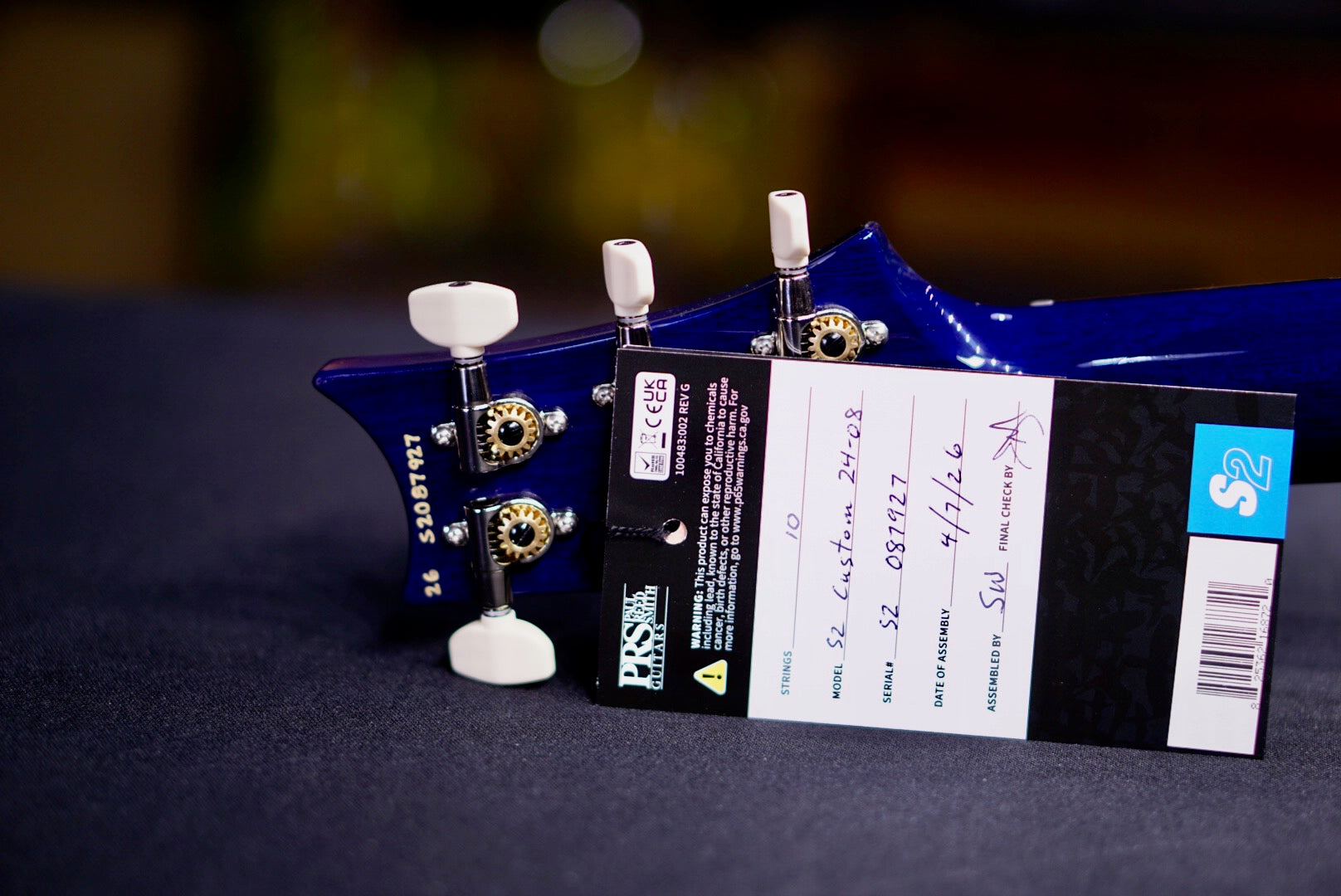 PRS S2 Custom 24-08 Lake Blue S2087927