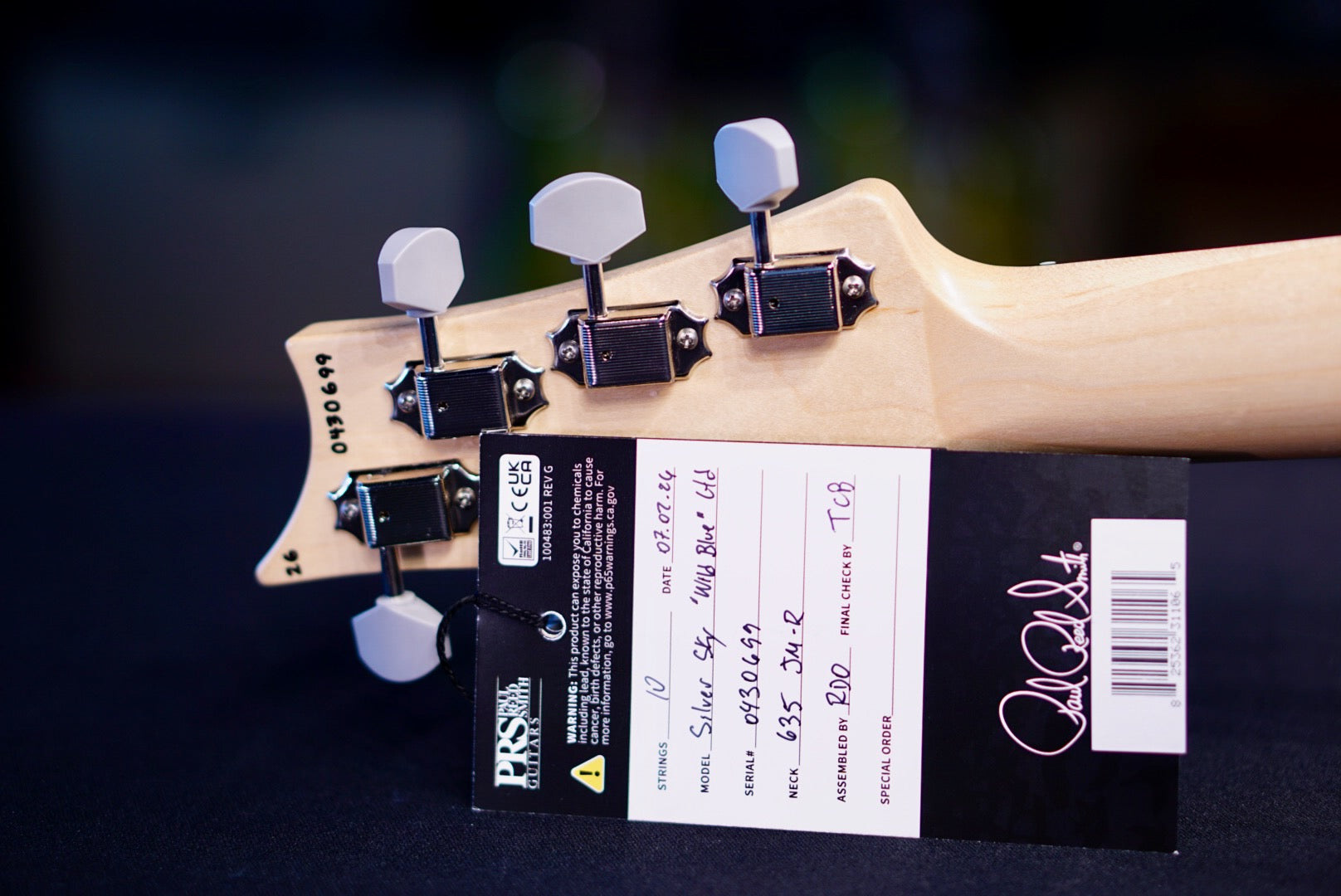 PRS Silver Sky Wild Blue Limited Edition - 2026