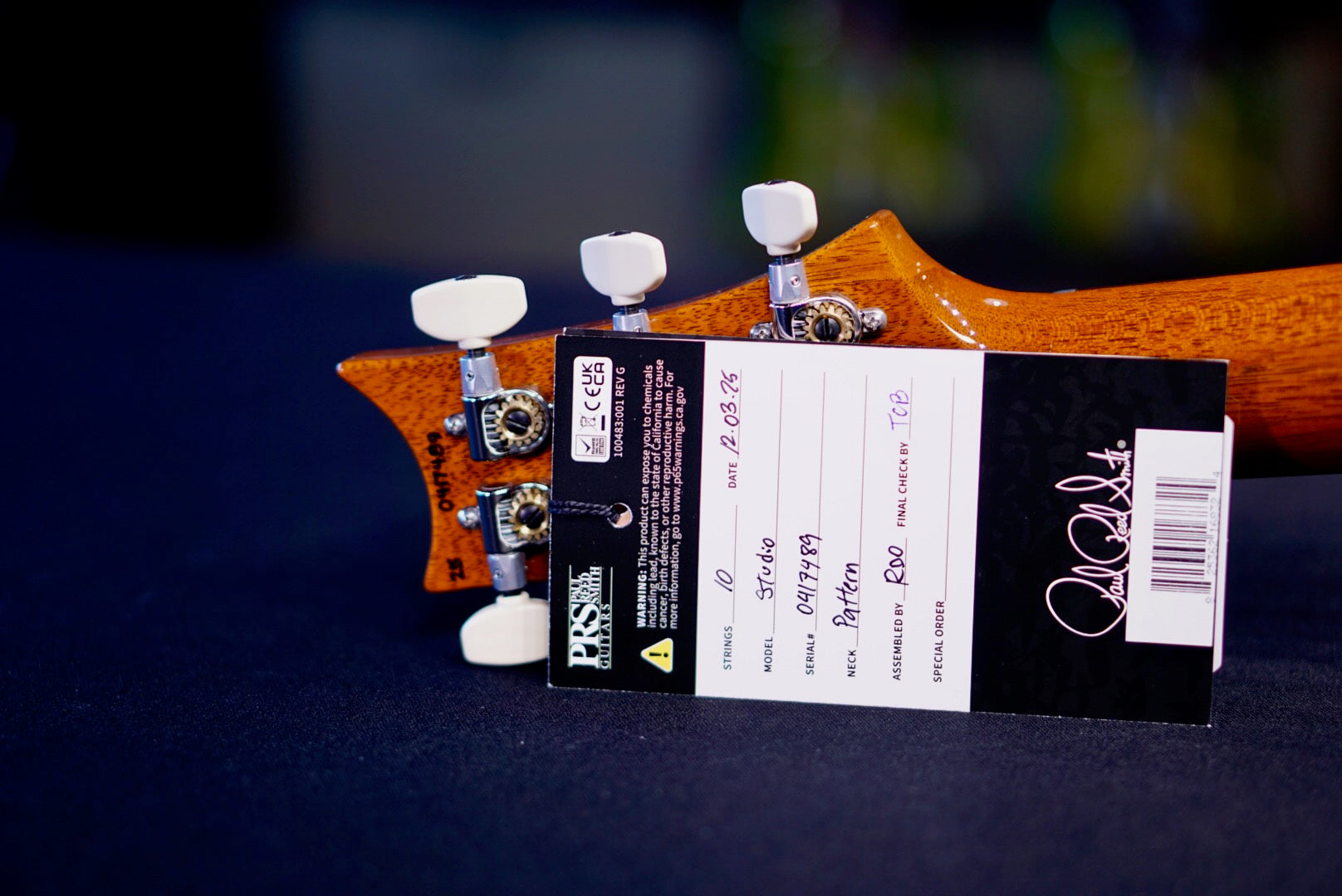 PRS Studio Antique White Top (Natural Back) 0417489