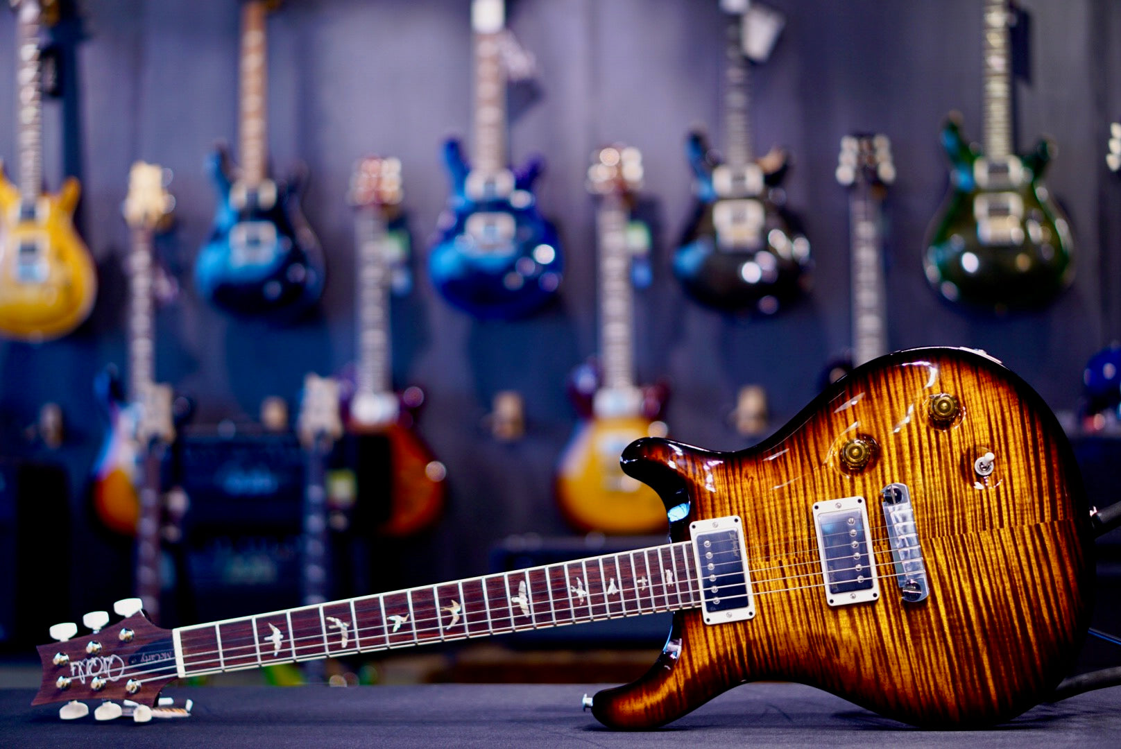 PRS Mccarty Black Gold Wraparound Burst 0393868