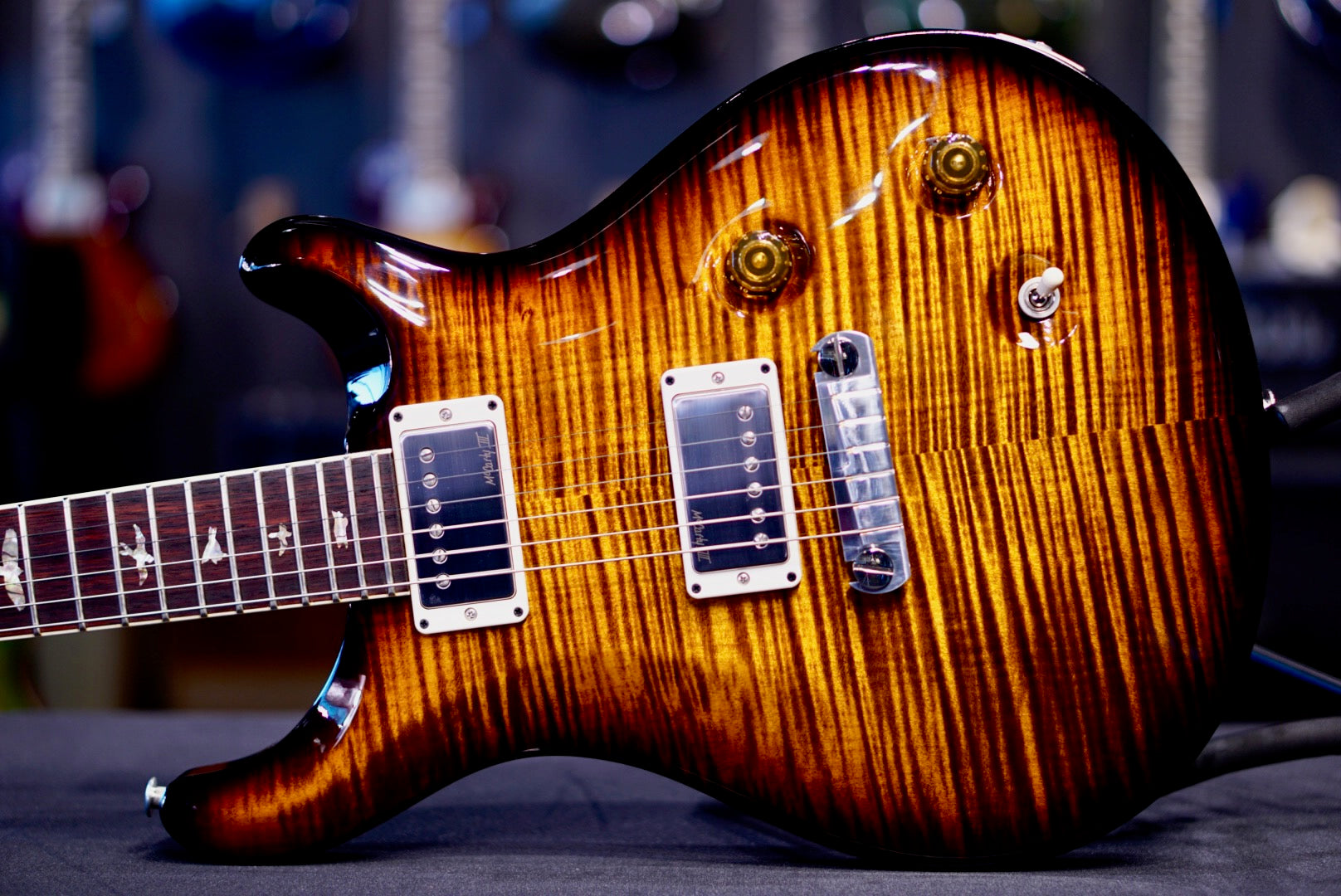 PRS Mccarty Black Gold Wraparound Burst 0393868