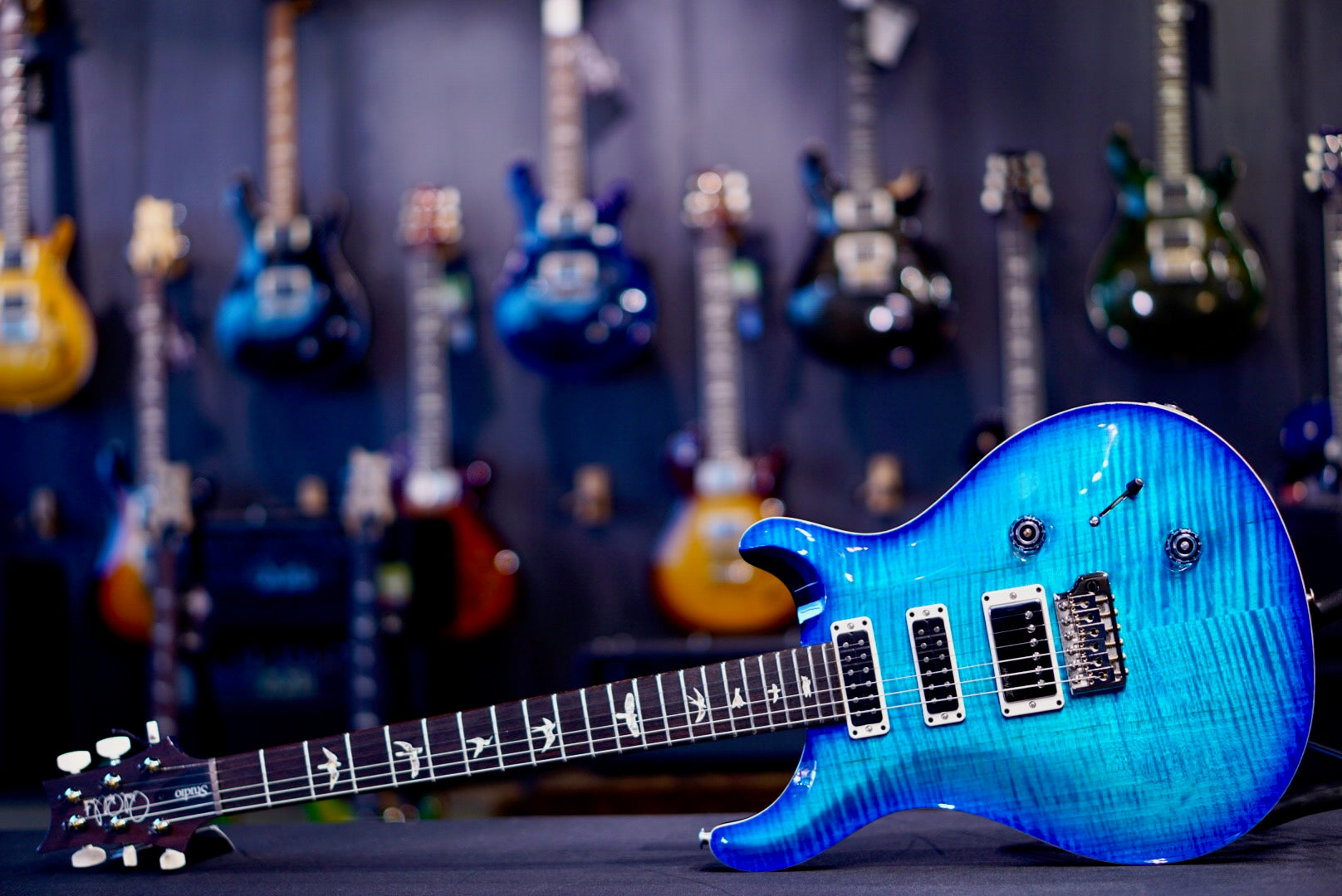 PRS Studio Carrol Blue with Blue Burst 0414730