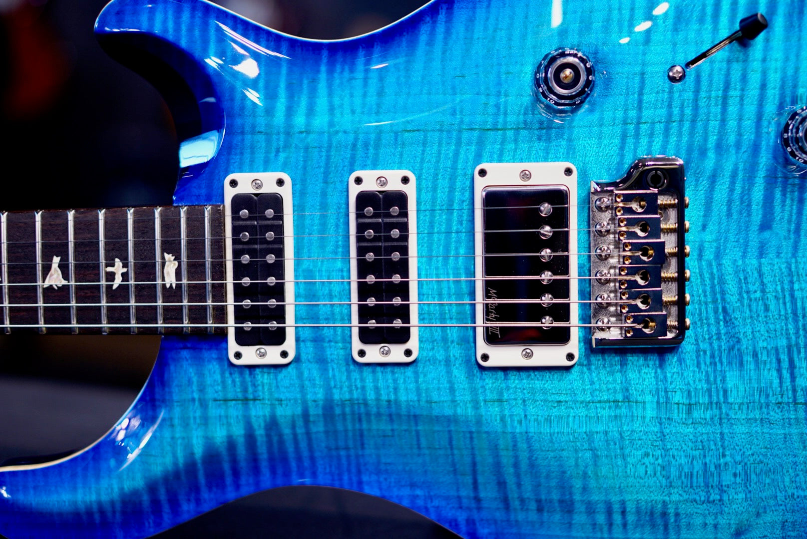 PRS Studio Carrol Blue with Blue Burst 0414730