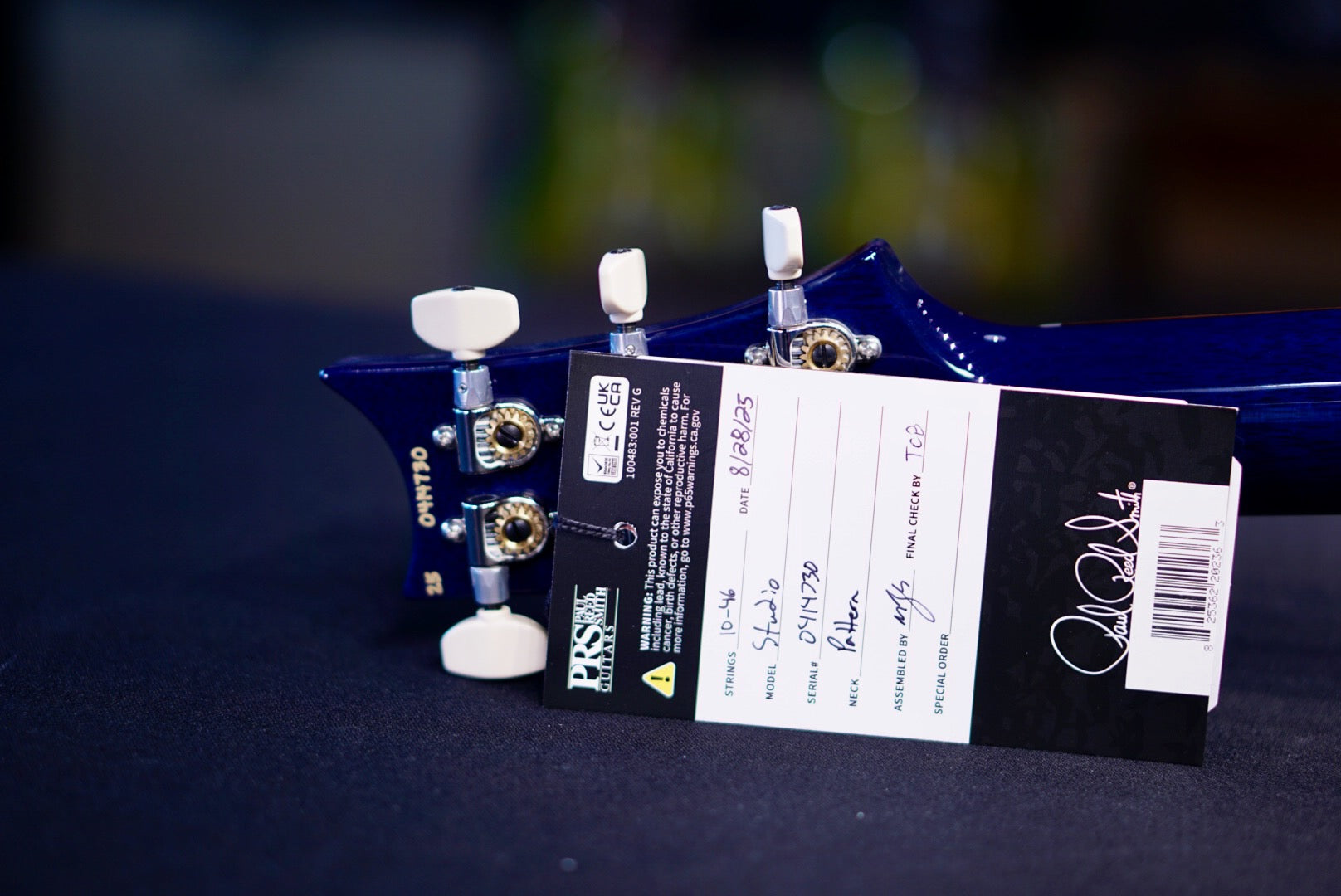 PRS Studio Carrol Blue with Blue Burst 0414730