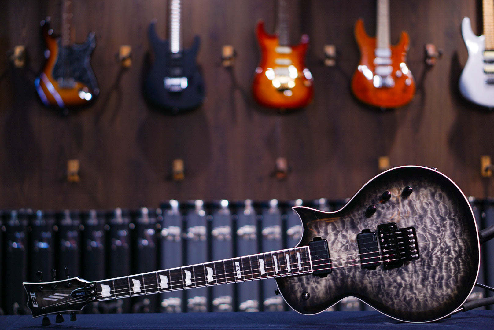 ESP E-II ECLIPSE-QM/FR/FL/Charcoal Burst ES08233233