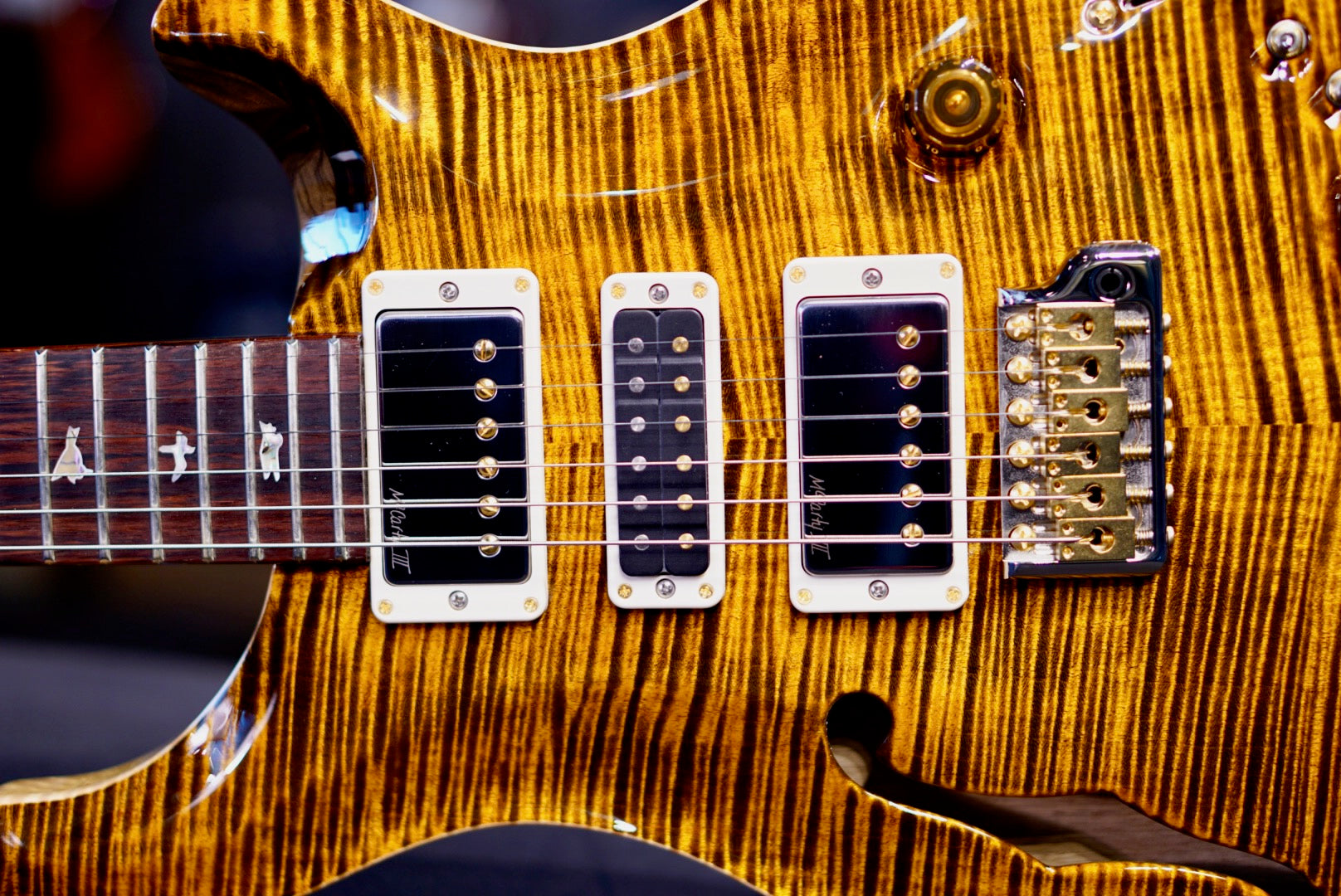 PRS 40th Anniversary Special Semi Hollow Ltd Ed Yellow Tiger 0421316