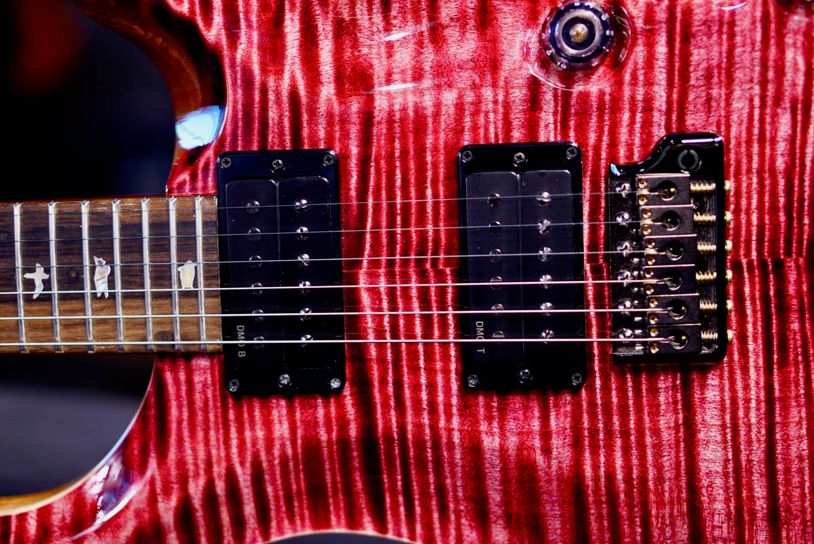 PRS Custom 24-08 Stained Neck Pomegranate { Private Stock Color }  0428926