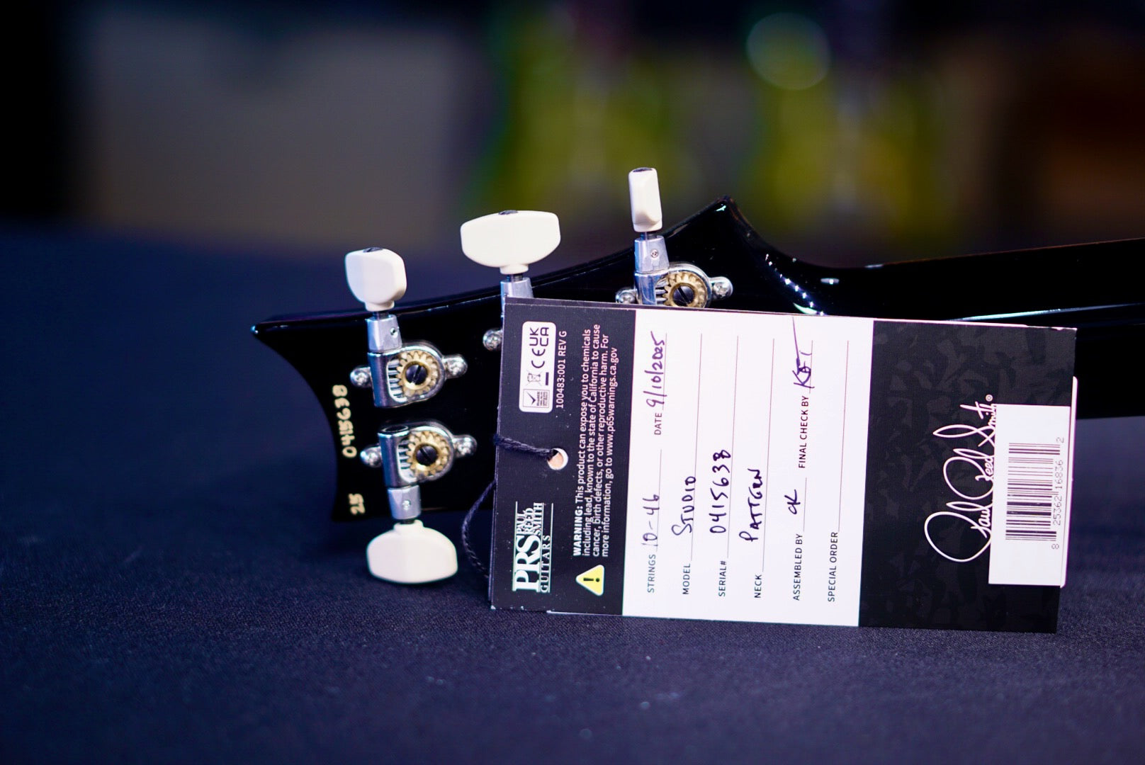 PRS Studio Charcoal Burst 0415638
