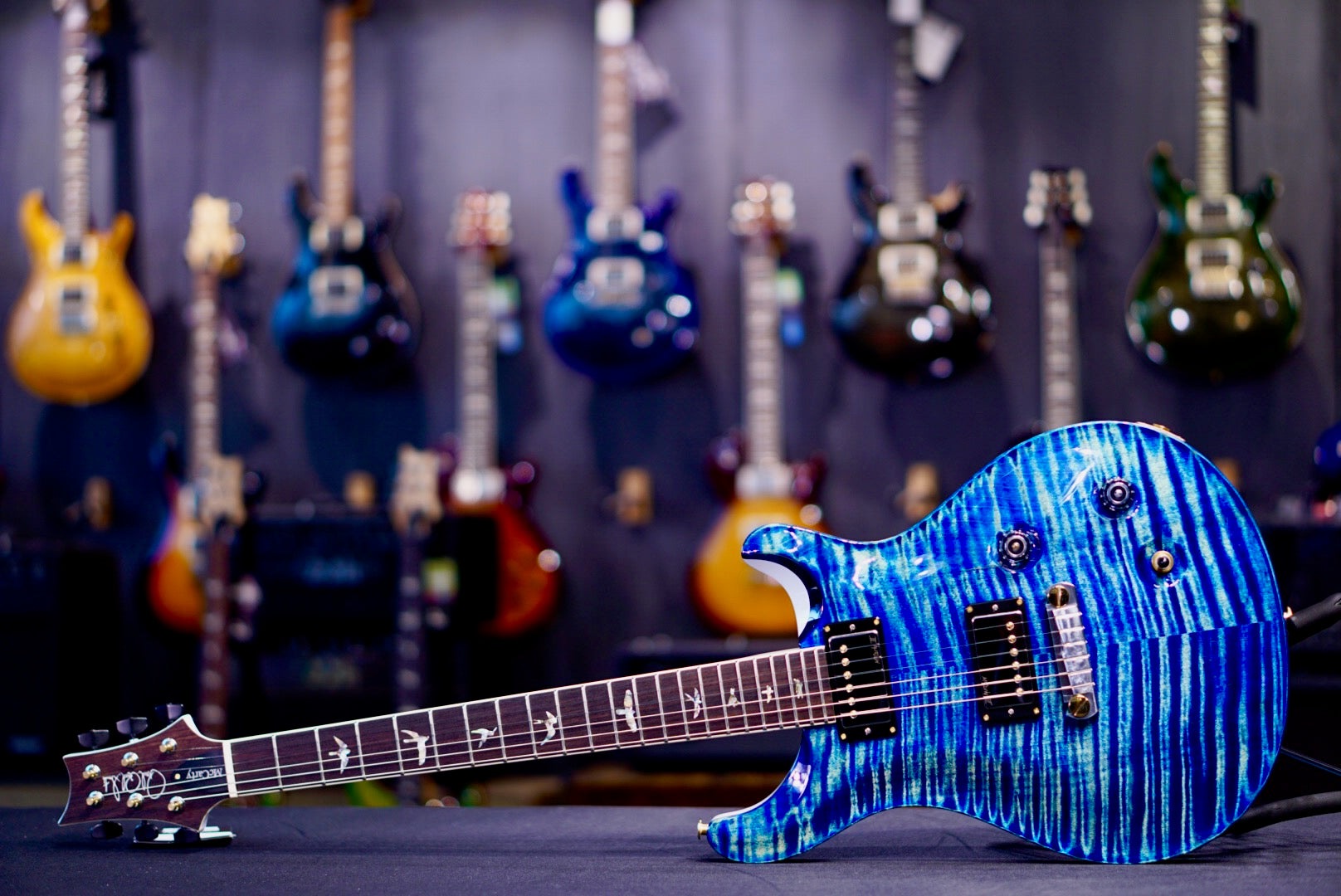 PRS Mccarty RIver Blue Pearl 10 Top 0416907