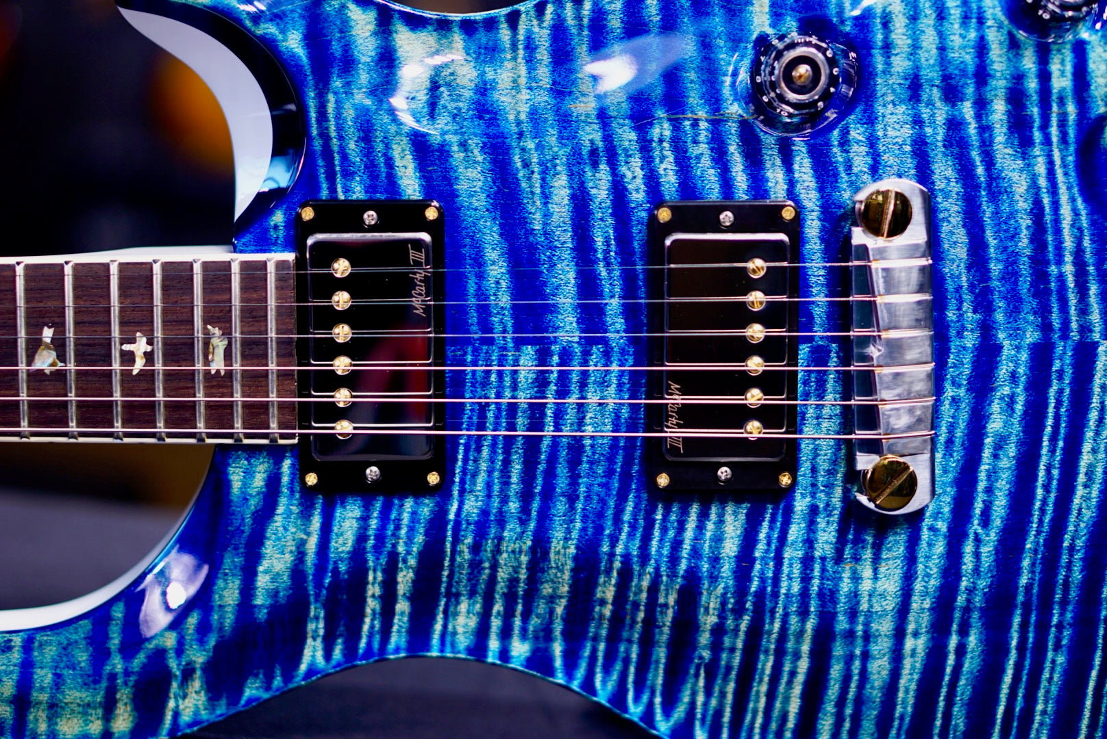 PRS Mccarty RIver Blue Pearl 10 Top 0416907
