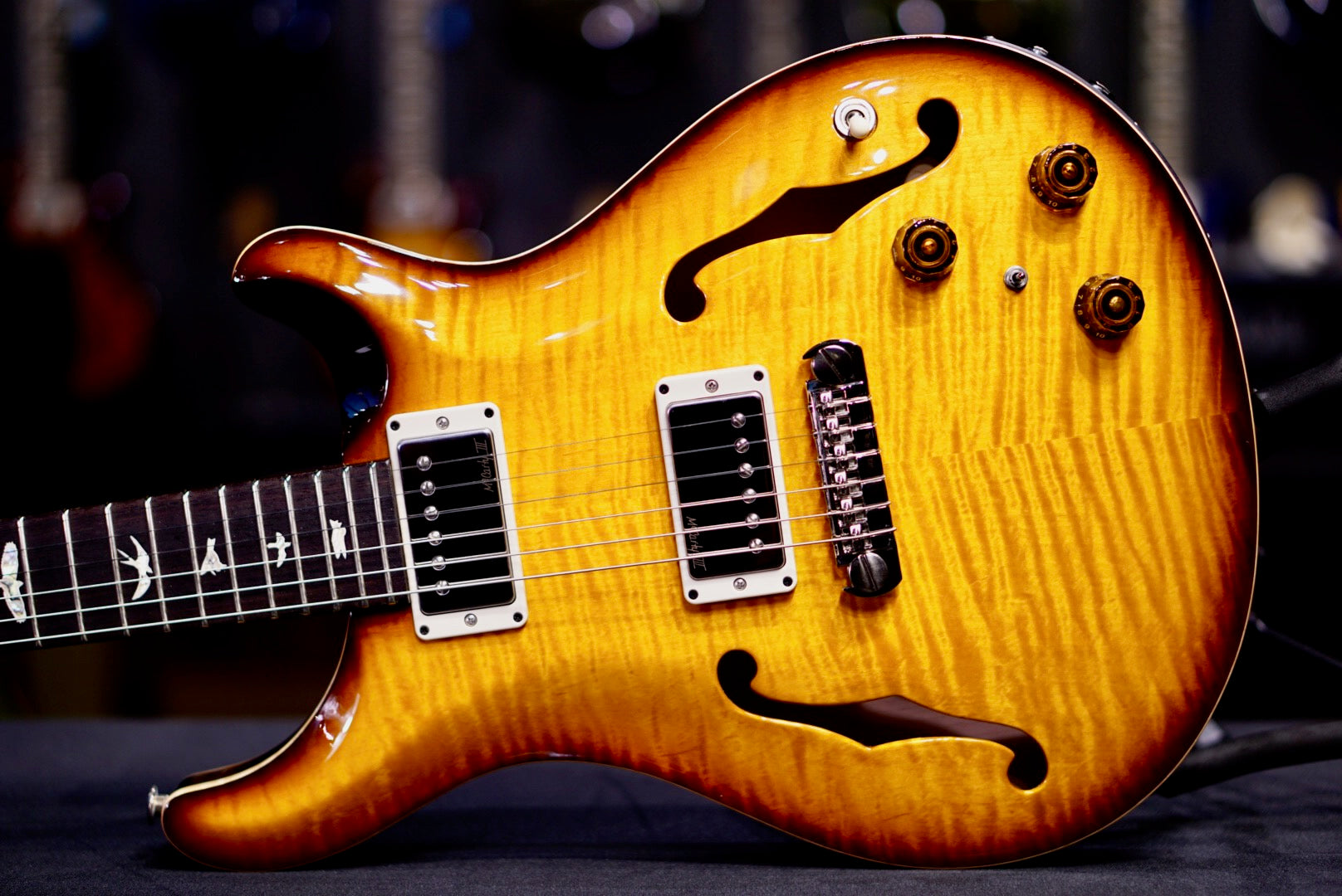 PRS Hollowbody II Piezo McCarty Tobacco Sunburst 0421181