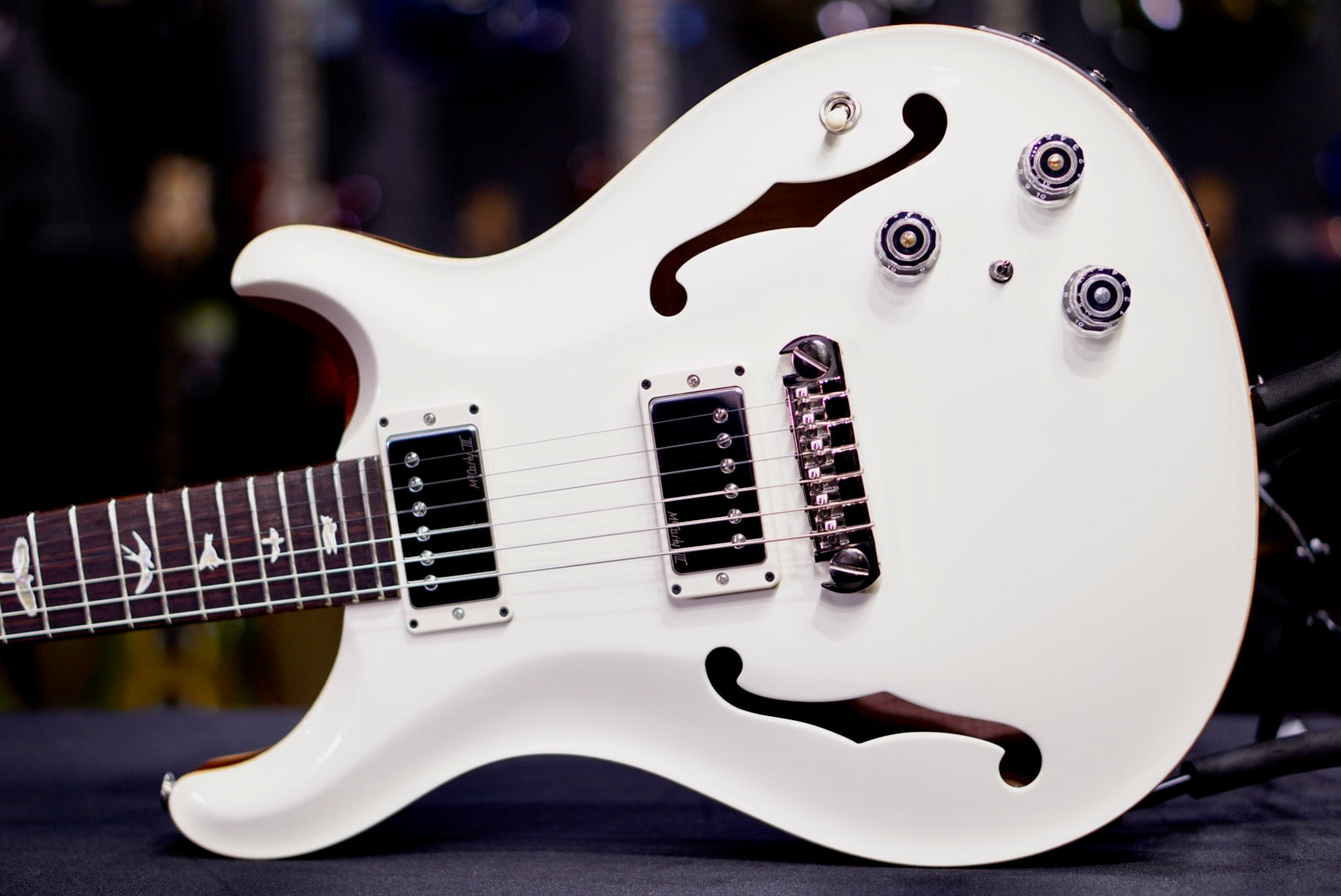 PRS Hollowbody II Piezo Antique White Top (Natural Back) 0413220