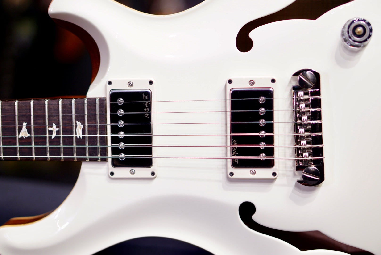 PRS Hollowbody II Piezo Antique White Top (Natural Back) 0413220