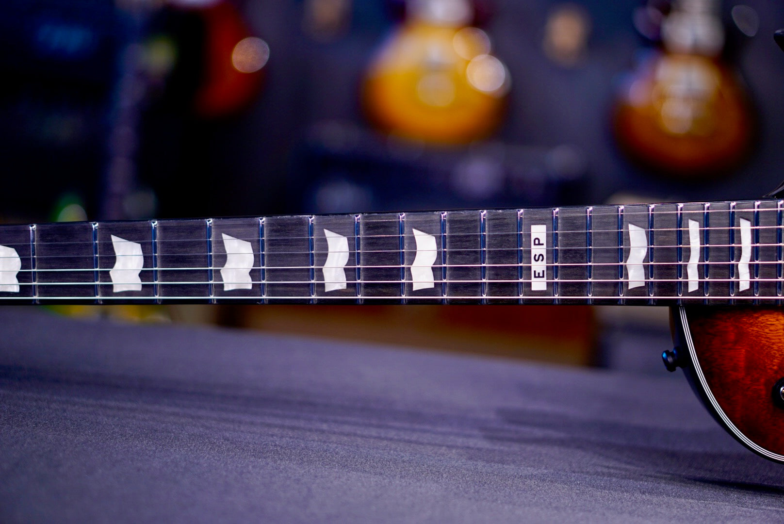 ESP E-II ECLIPSE-QM/FL/Tiger Eye Sunburst es0663253