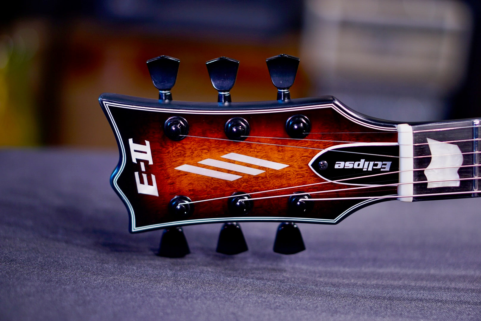 ESP E-II ECLIPSE-QM/FL/Tiger Eye Sunburst es0663253